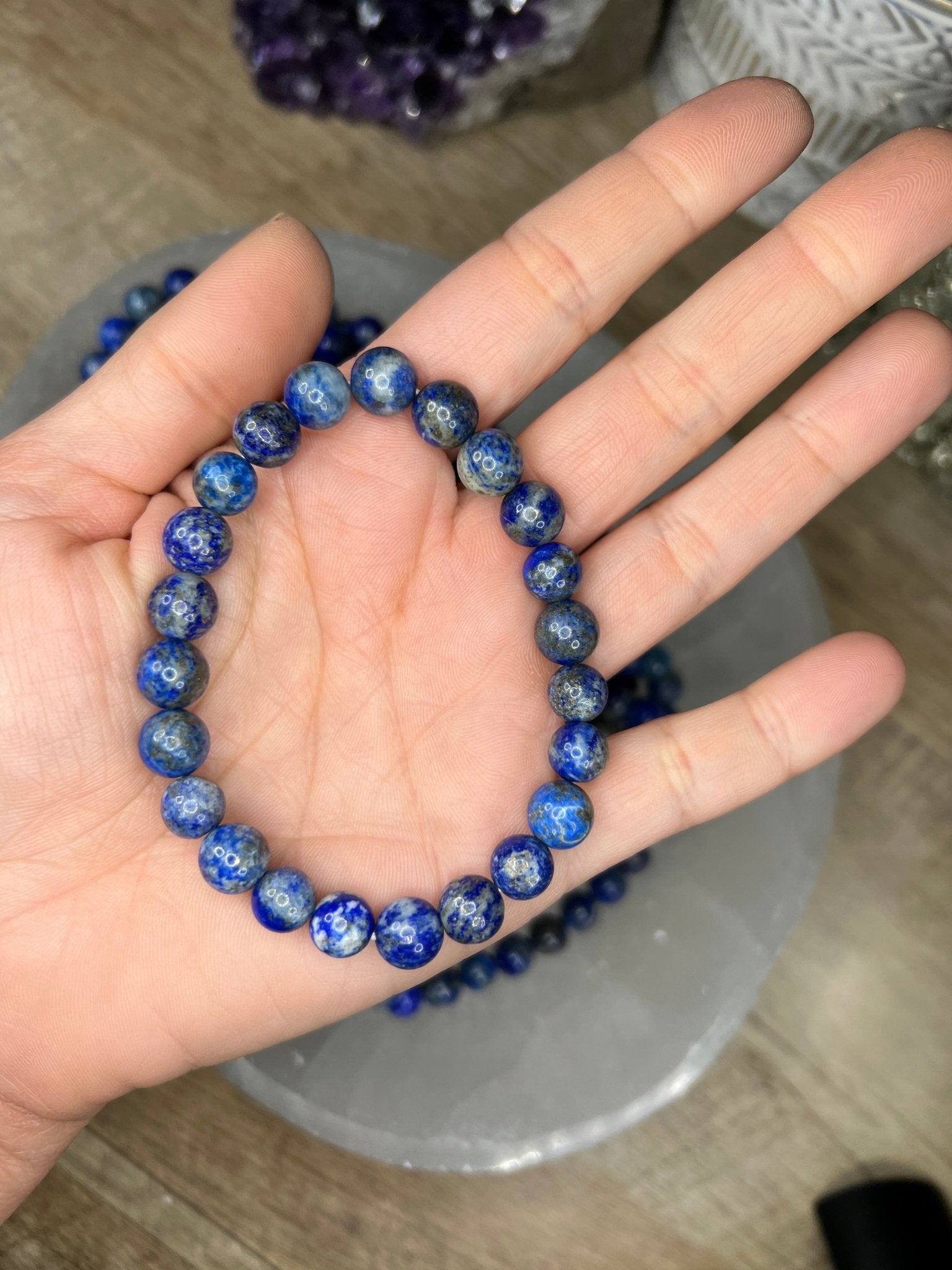 Lapis Lazuli Bracelet - Purple Door Alchemy