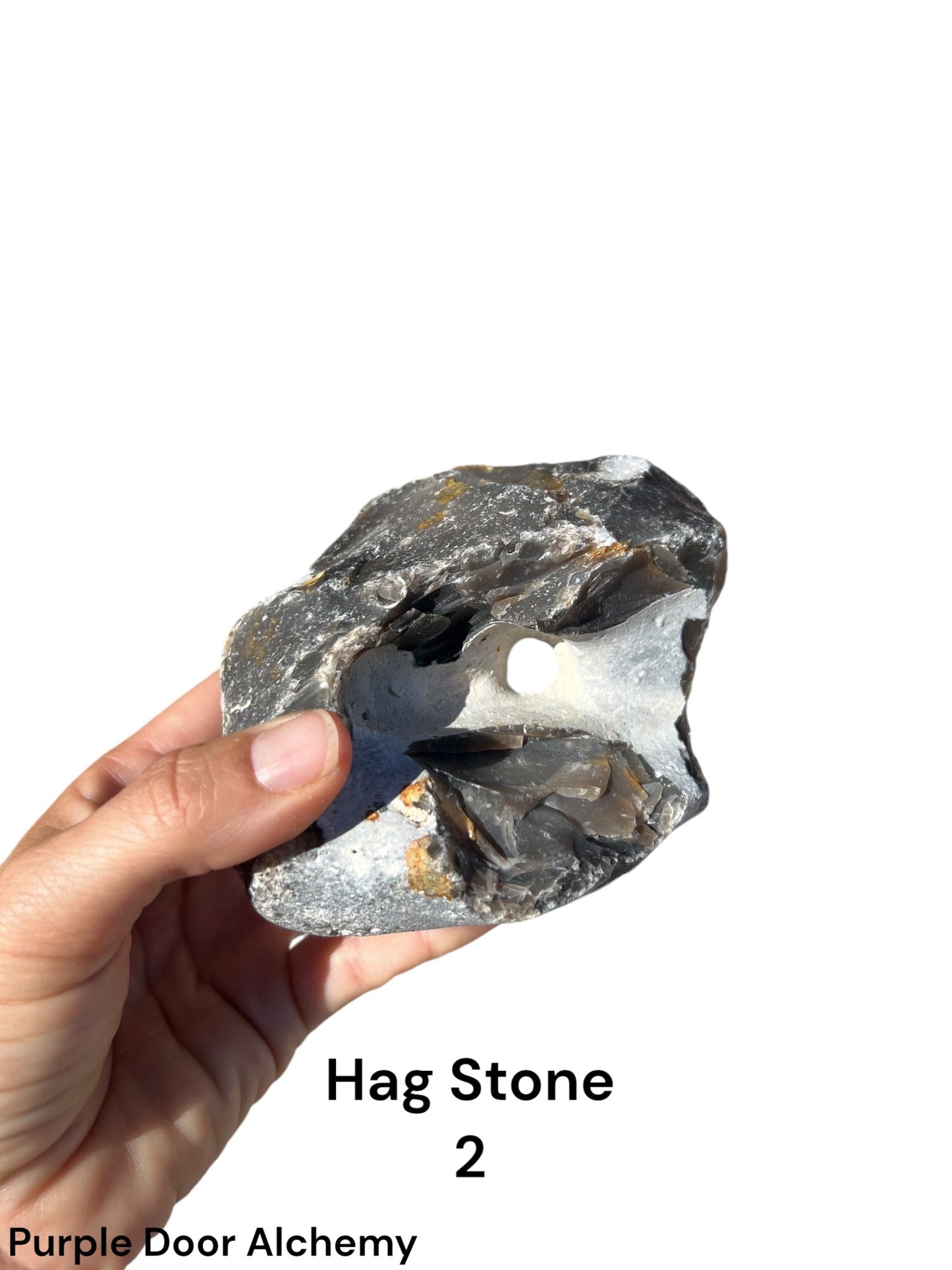 Large Hag Stones - Purple Door Alchemy