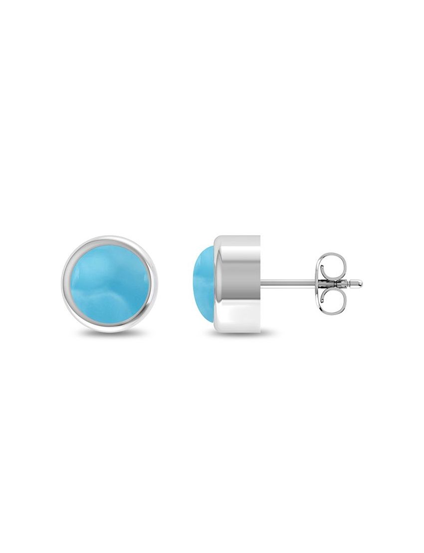 Larimar Stud Earrings - Purple Door Alchemy