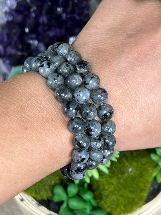 Larvikite Bracelet - Purple Door Alchemy