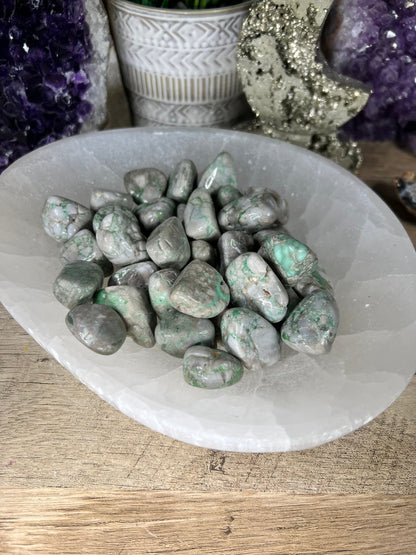 Lucin Variscite Tumble - Purple Door Alchemy