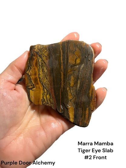 Marra Mamba Tiger Eye Slab - Purple Door Alchemy