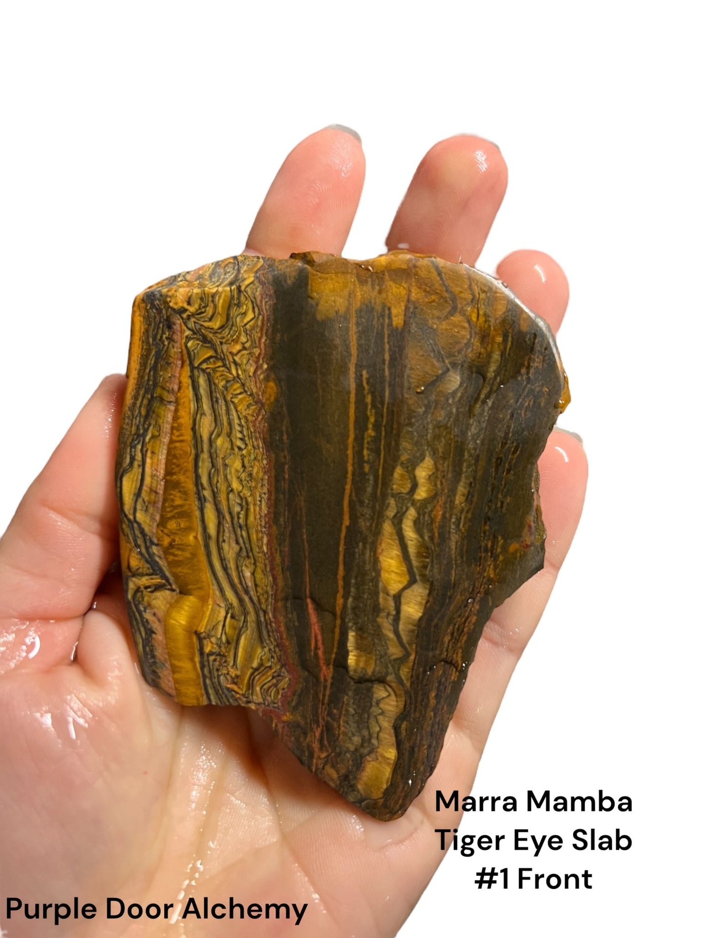 Marra Mamba Tiger Eye Slab - Purple Door Alchemy