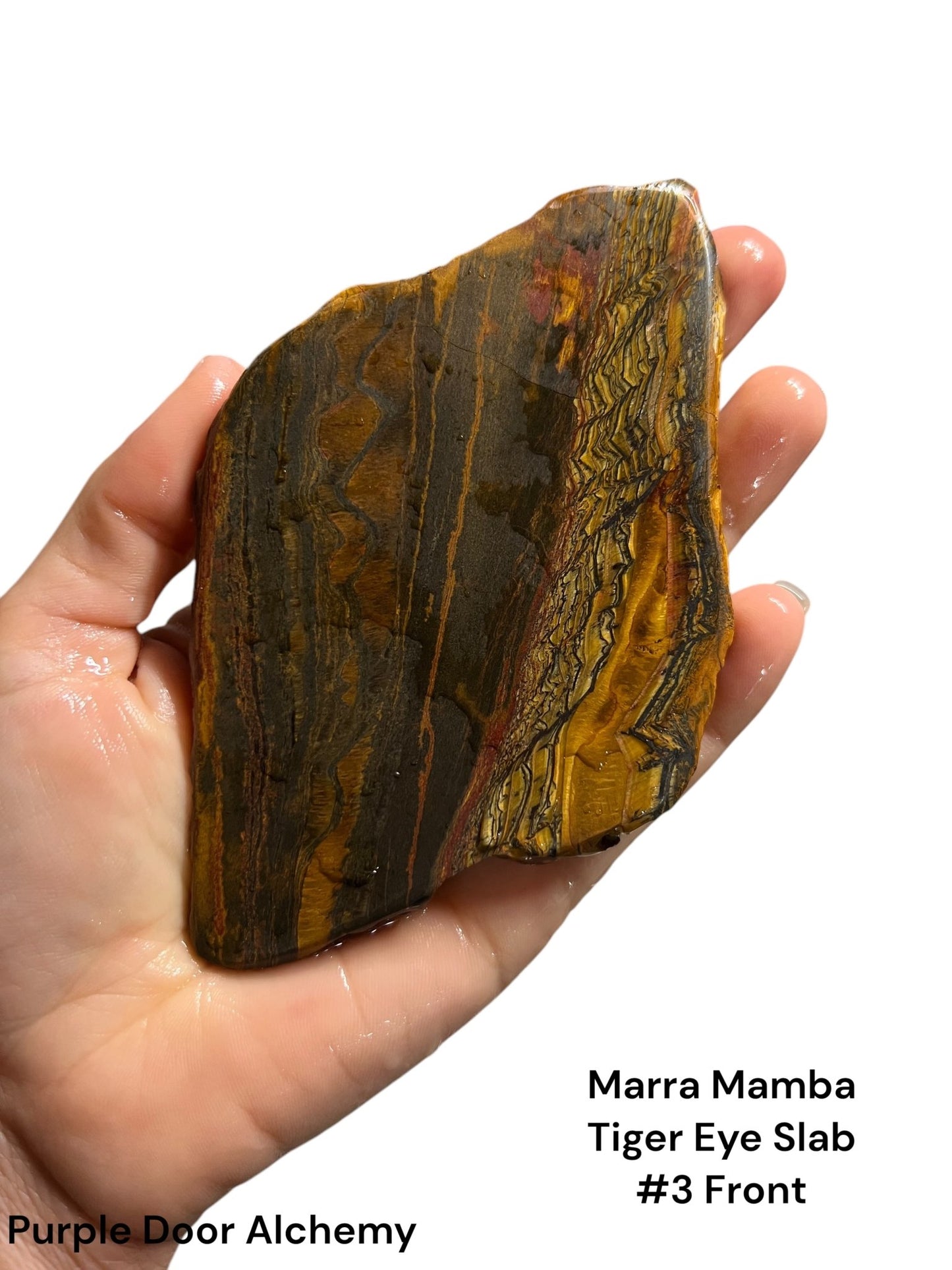 Marra Mamba Tiger Eye Slab - Purple Door Alchemy