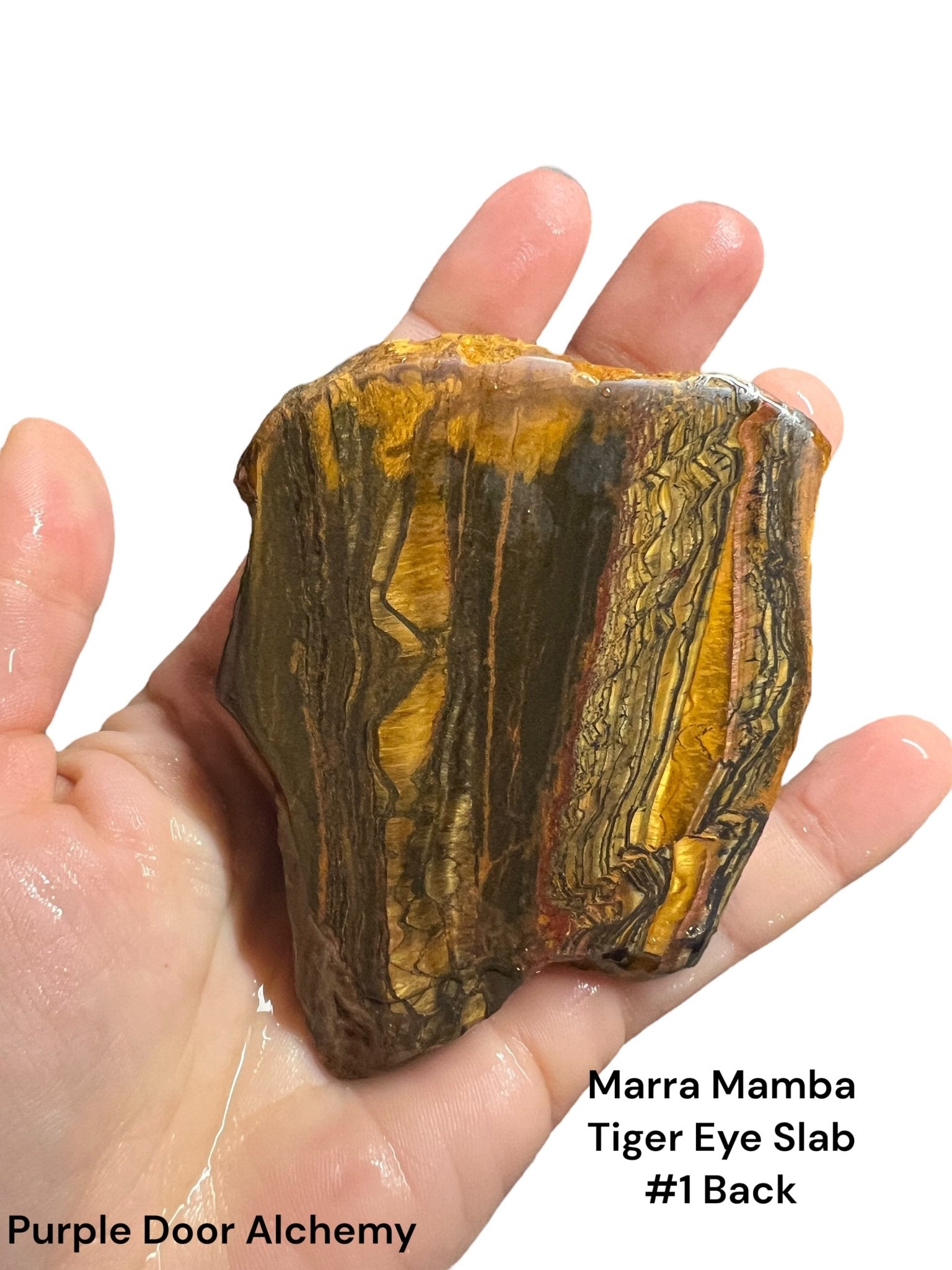 Marra Mamba Tiger Eye Slab - Purple Door Alchemy