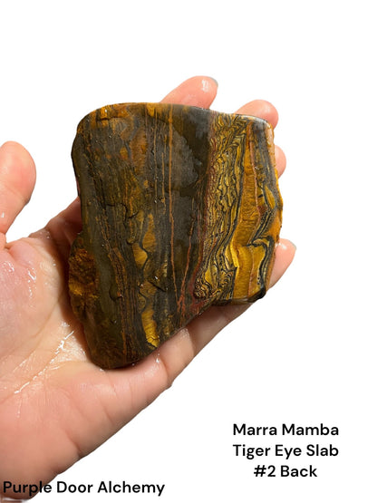 Marra Mamba Tiger Eye Slab - Purple Door Alchemy