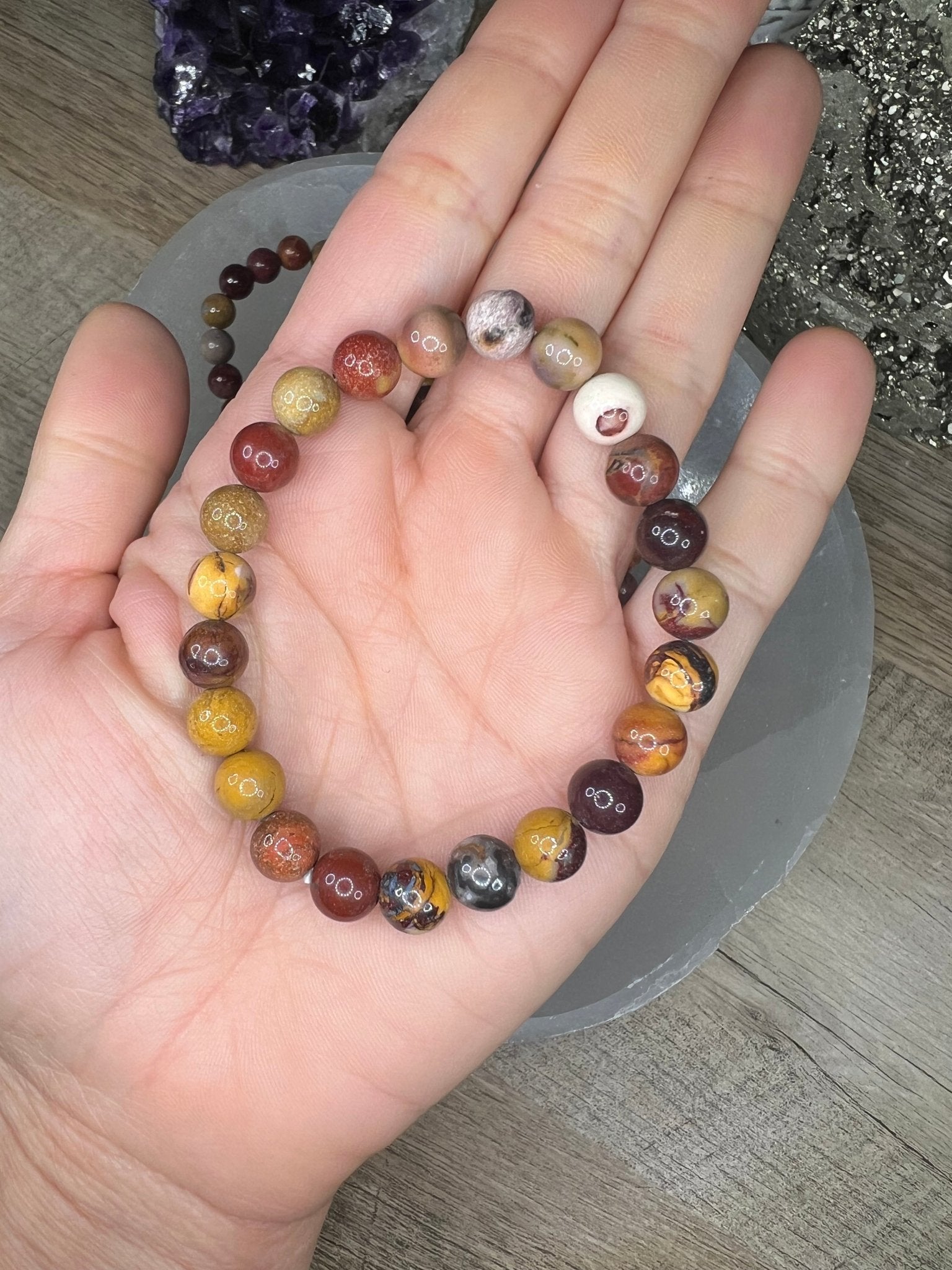 Mookaite Bracelet - Purple Door Alchemy