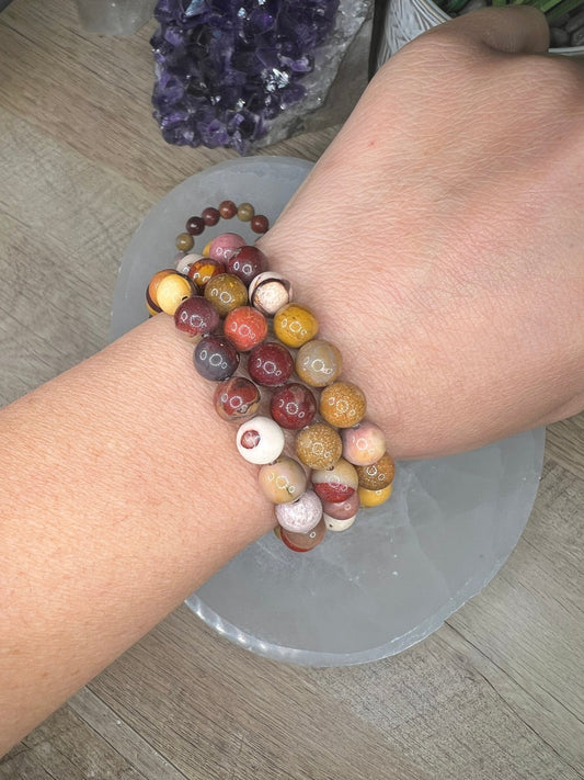 Mookaite Bracelet - Purple Door Alchemy