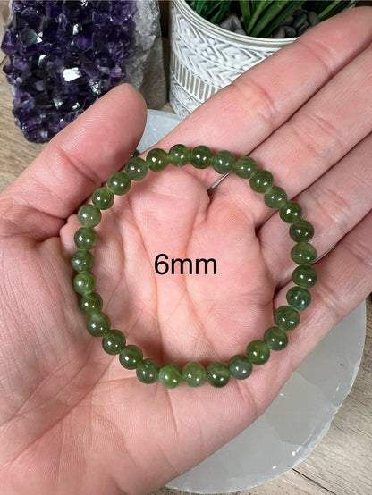 Nephrite Jade Bracelet - Purple Door Alchemy