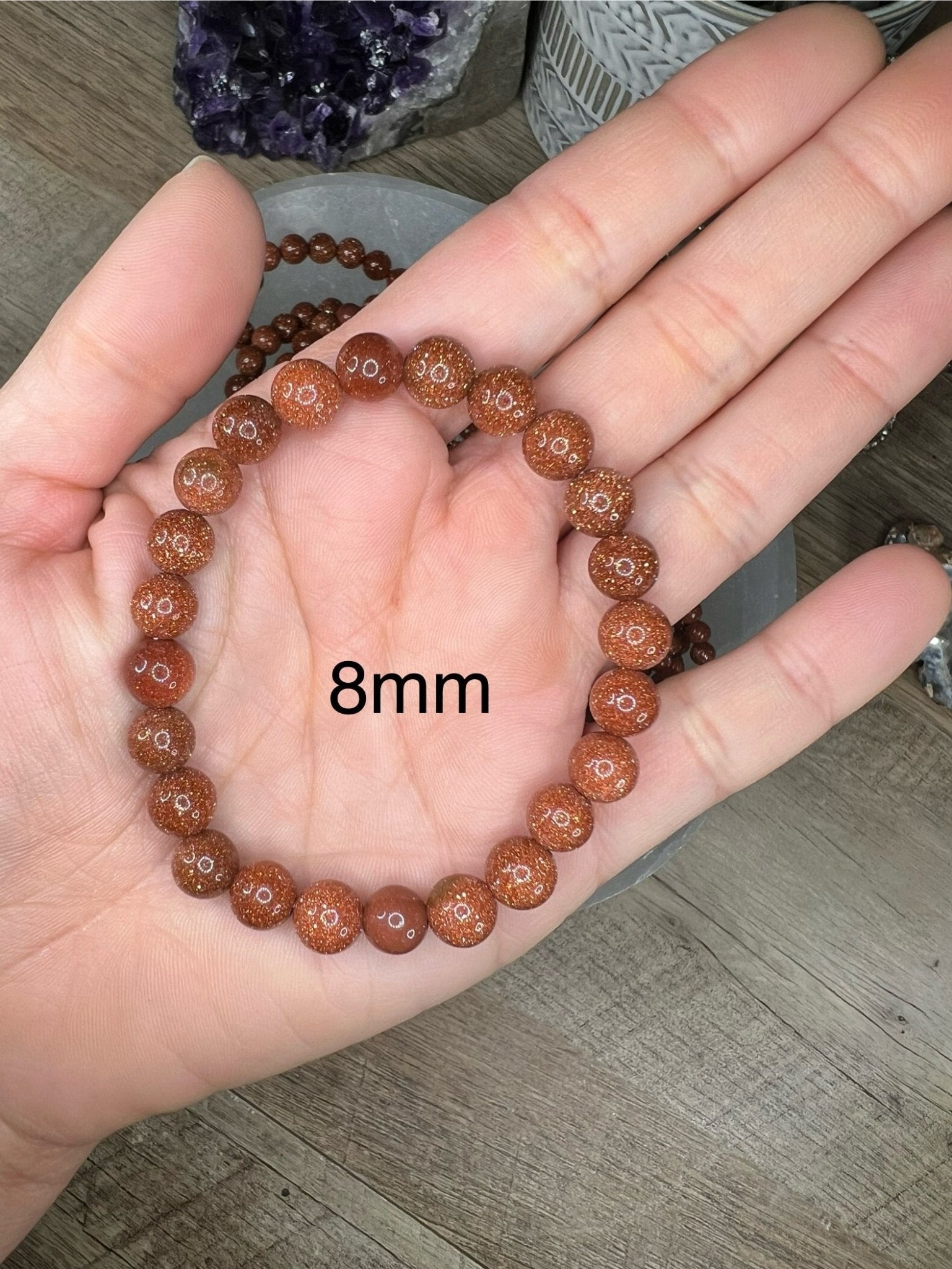 Orange Goldstone Bracelet - Purple Door Alchemy