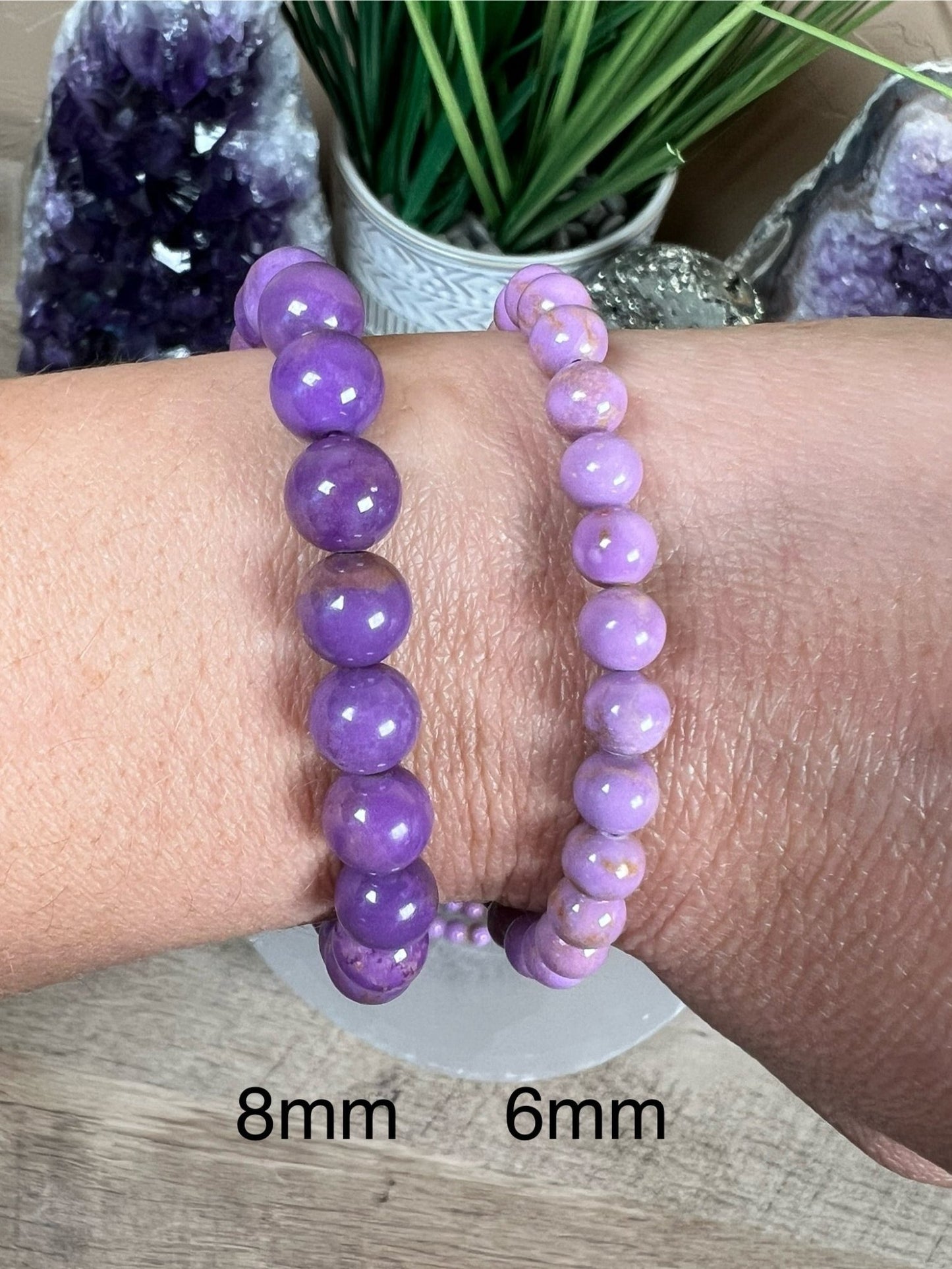 Phosphosiderite Bracelet - Purple Door Alchemy