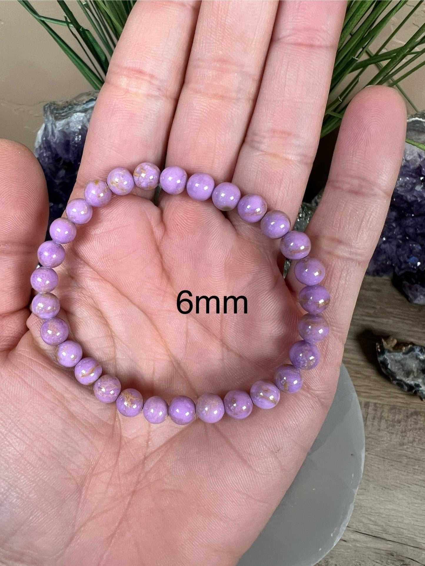 Phosphosiderite Bracelet - Purple Door Alchemy