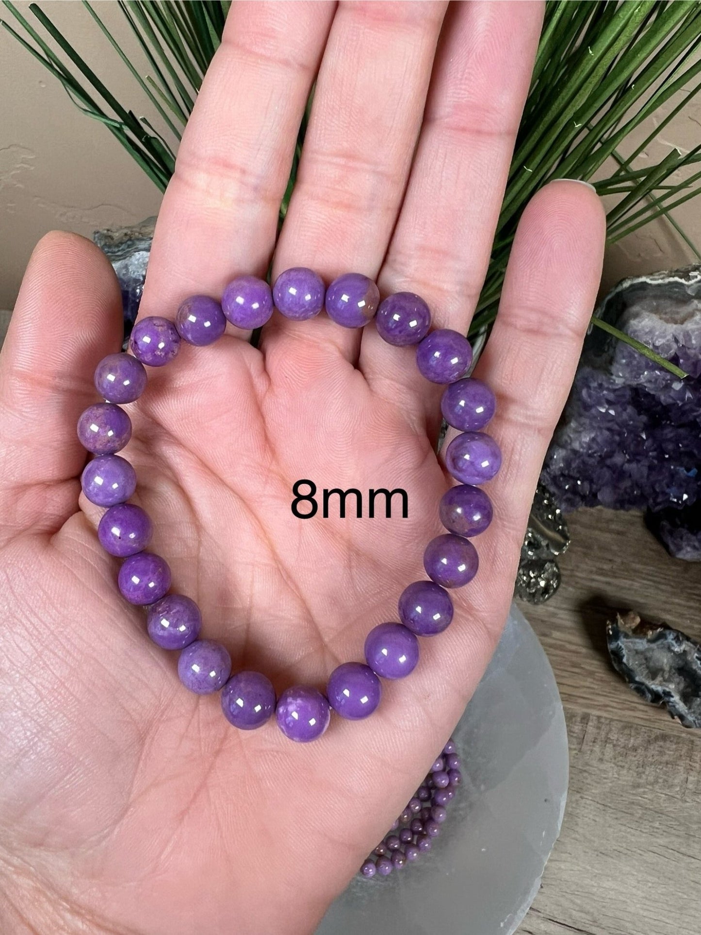 Phosphosiderite Bracelet - Purple Door Alchemy