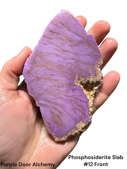 Phosphosiderite Slabs - Purple Door Alchemy