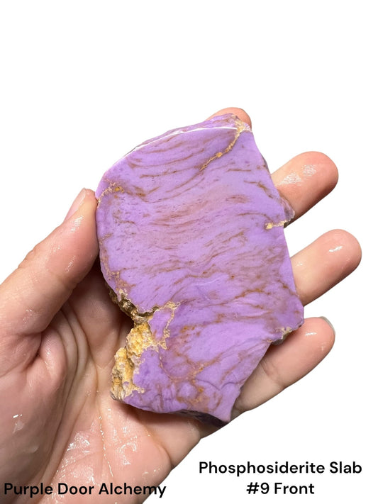 Phosphosiderite Slabs - Purple Door Alchemy