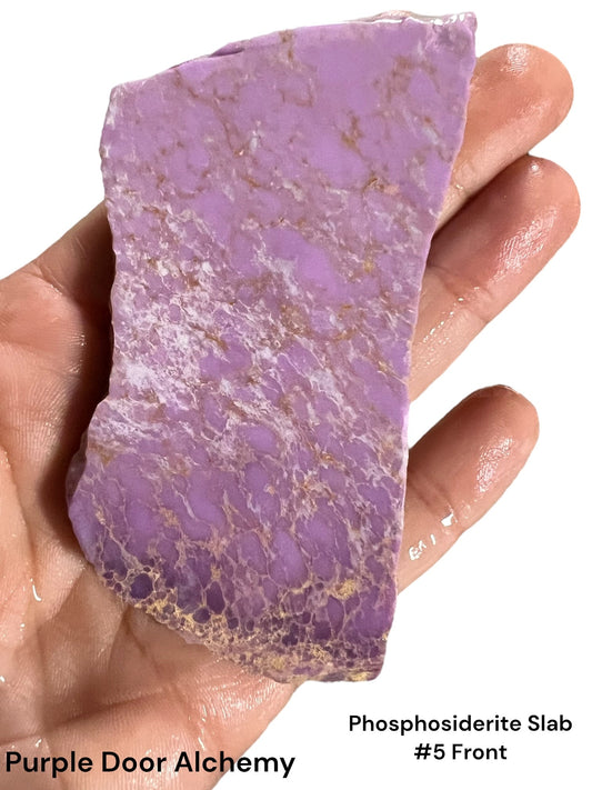 Phosphosiderite Slabs - Purple Door Alchemy