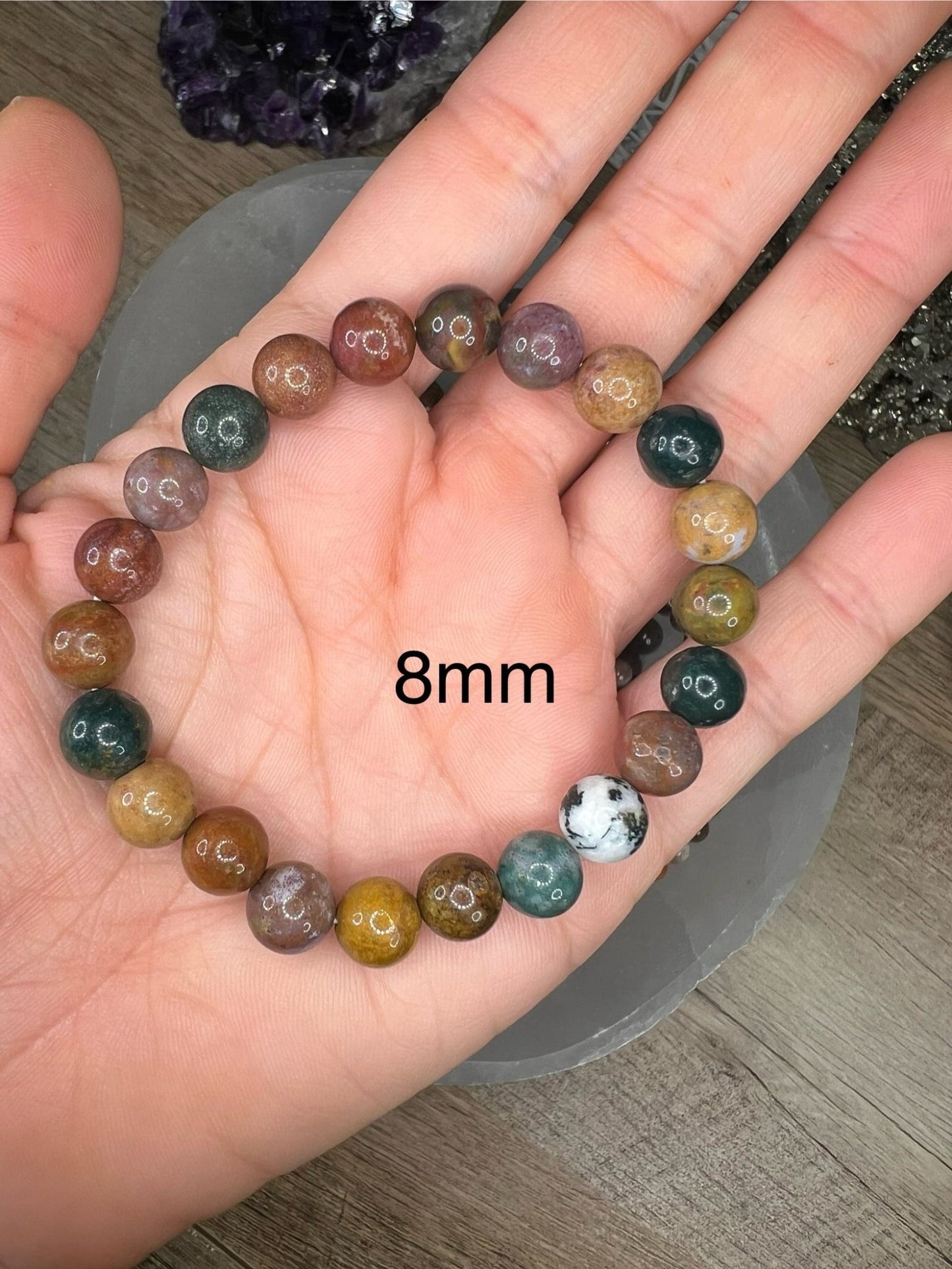 Polychrome Jasper Bracelet - Purple Door Alchemy