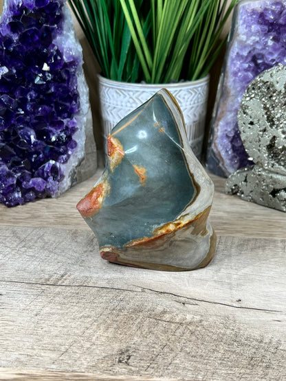 Polychrome Jasper Flame - Purple Door Alchemy