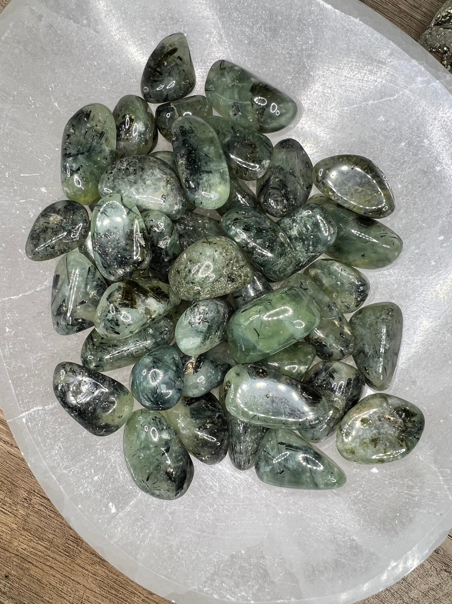 Prehnite Tumble - Purple Door Alchemy