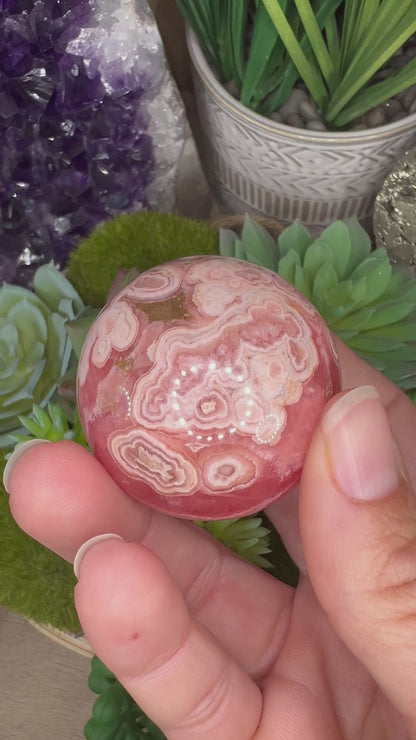 41mm (1.6 in) Rhodochrosite Sphere