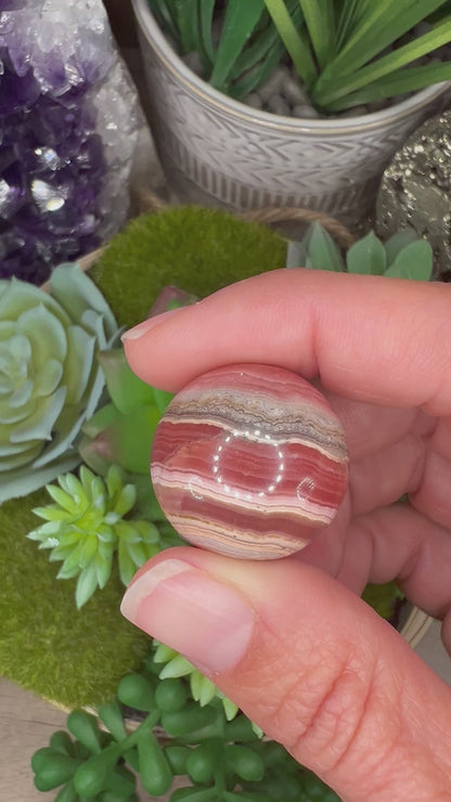 23mm (.91 in) Mini Rhodochrosite Sphere #5