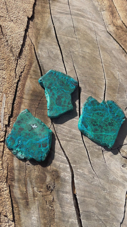 Peruvian Chrysocolla Slabs