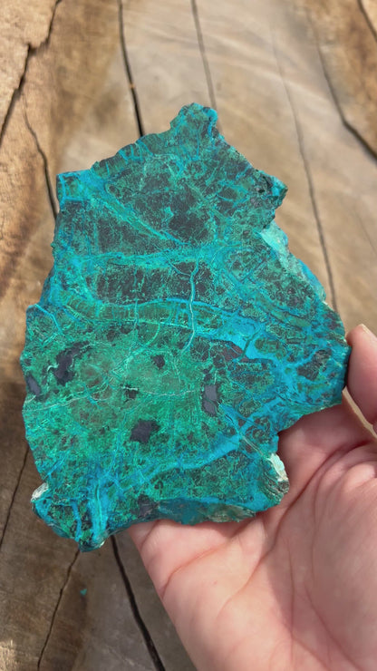 Peruvian Chrysocolla Slab 232g