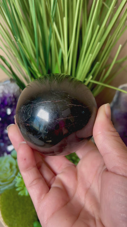 Black Tourmaline Sphere 69mm (2.5 inches)