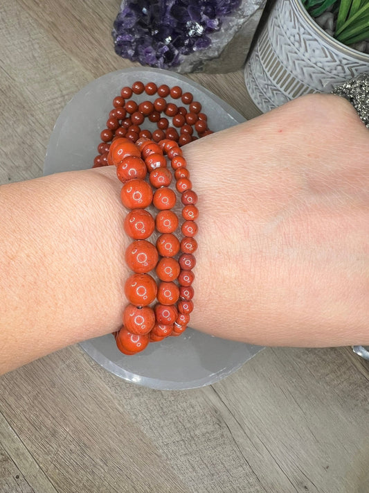 Red Jasper Bracelet - Purple Door Alchemy