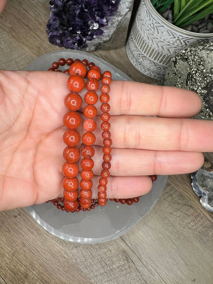 Red Jasper Bracelet - Purple Door Alchemy