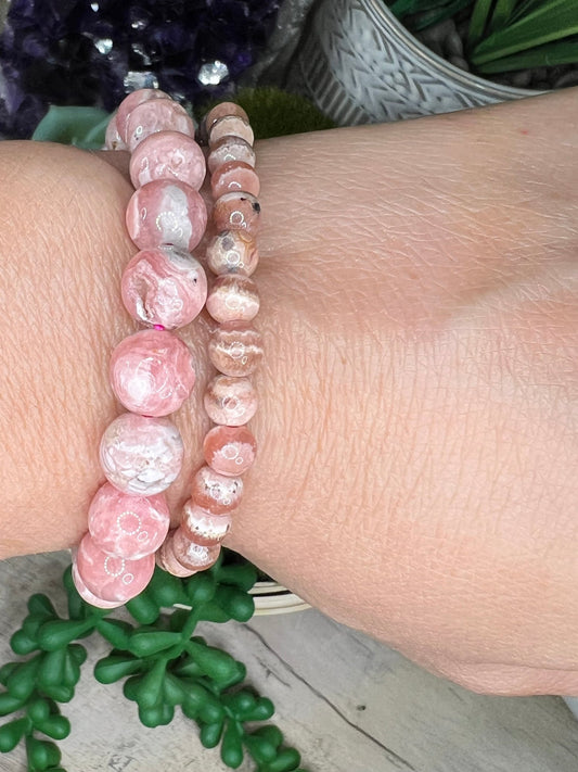 Rhodochrosite Bracelet - Purple Door Alchemy