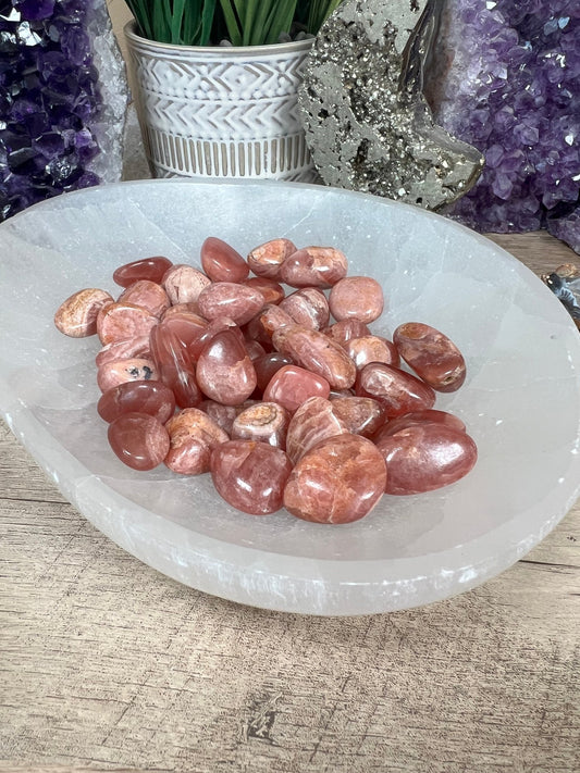 Rhodochrosite Tumble - Purple Door Alchemy