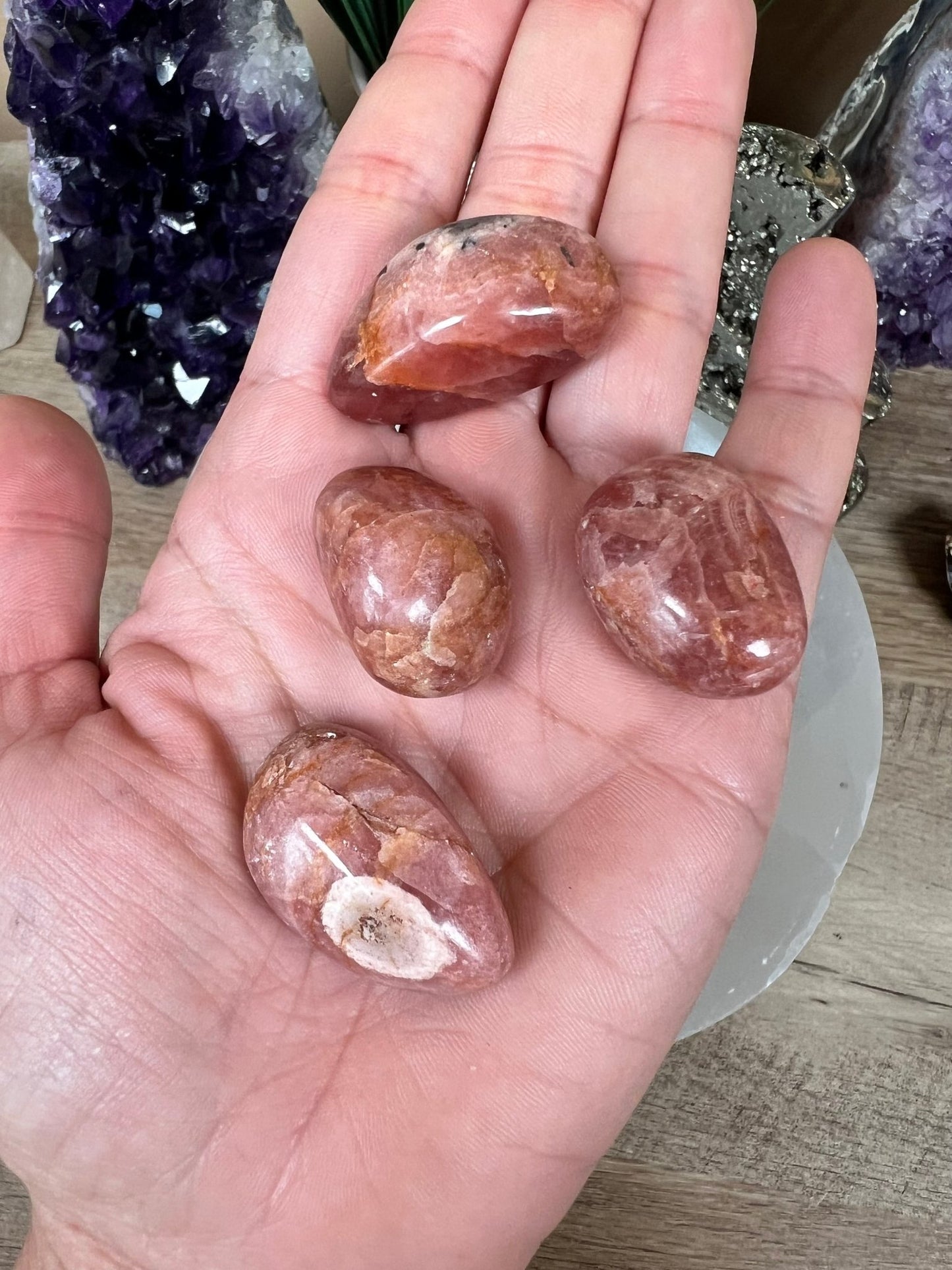 Rhodochrosite Tumble - Purple Door Alchemy