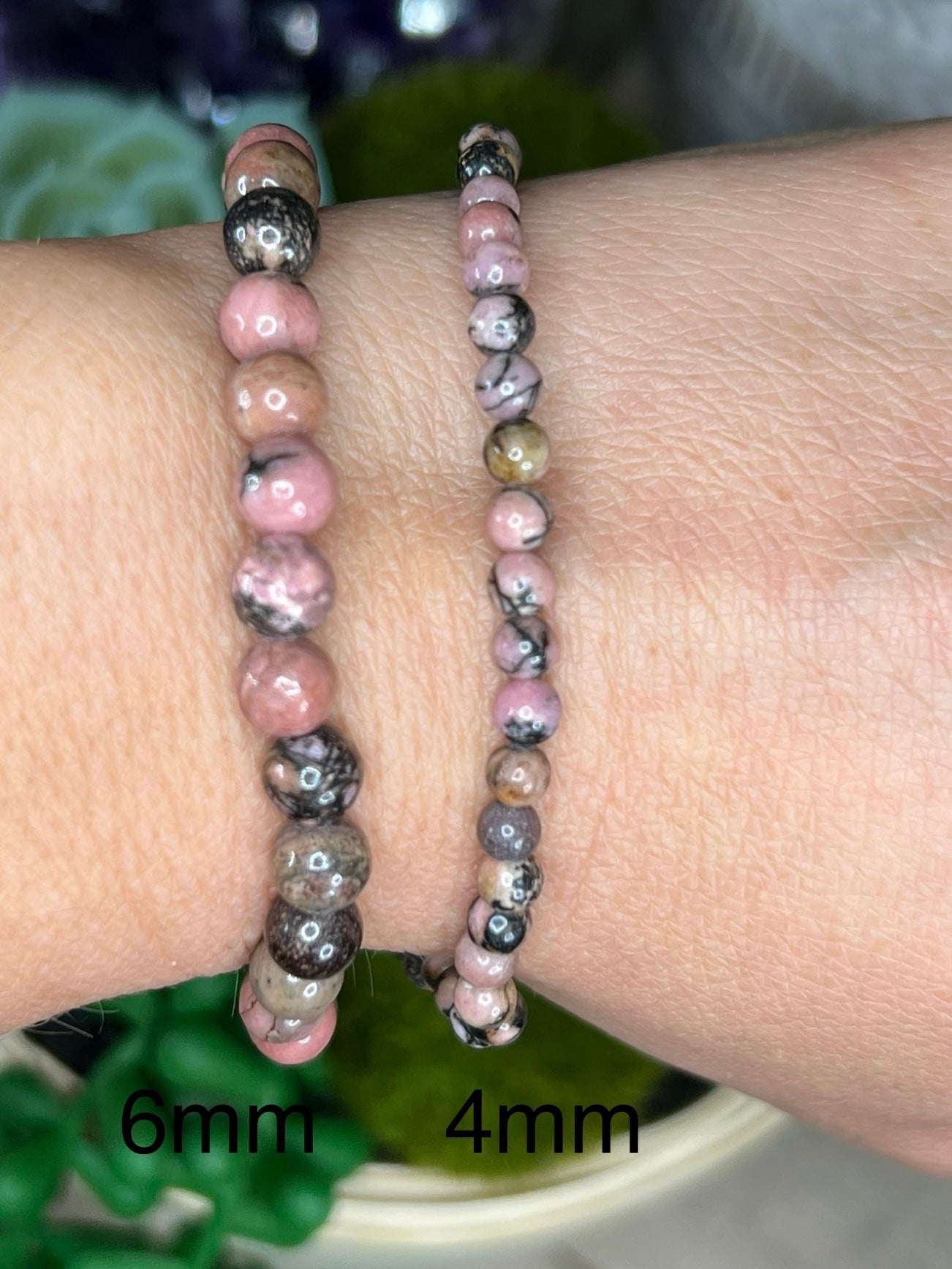 Rhodonite Bracelet - Purple Door Alchemy