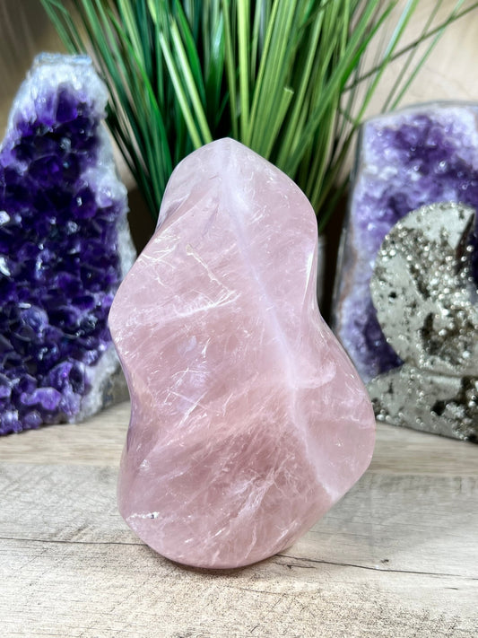 Rose Quartz Flame - Purple Door Alchemy