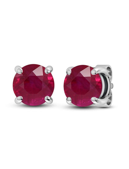 Ruby Stud Earrings - Purple Door Alchemy