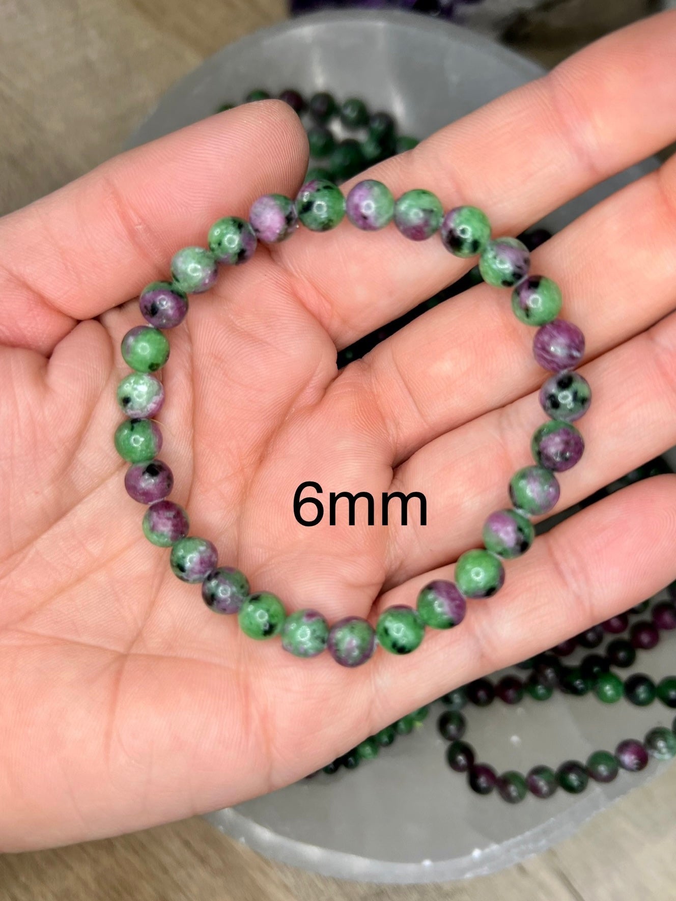 Ruby Zoisite Bracelet - Purple Door Alchemy