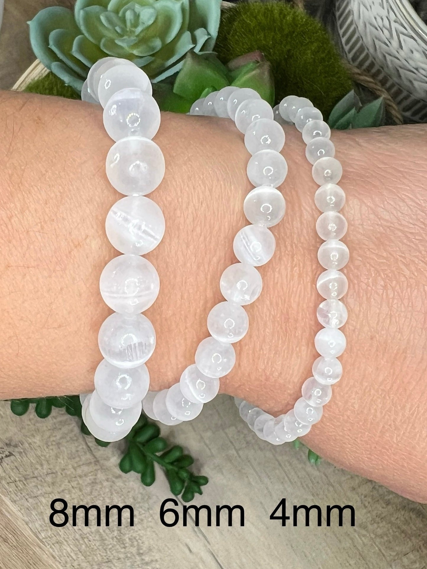 Selenite Bracelet - Purple Door Alchemy