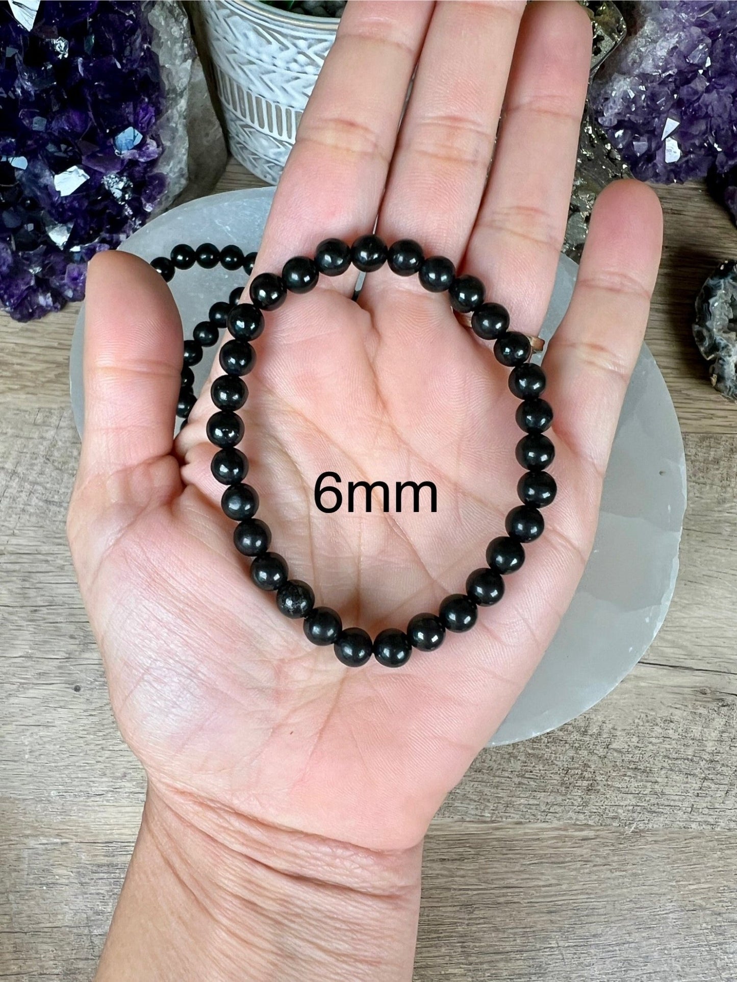 Shungite Bracelet - Purple Door Alchemy