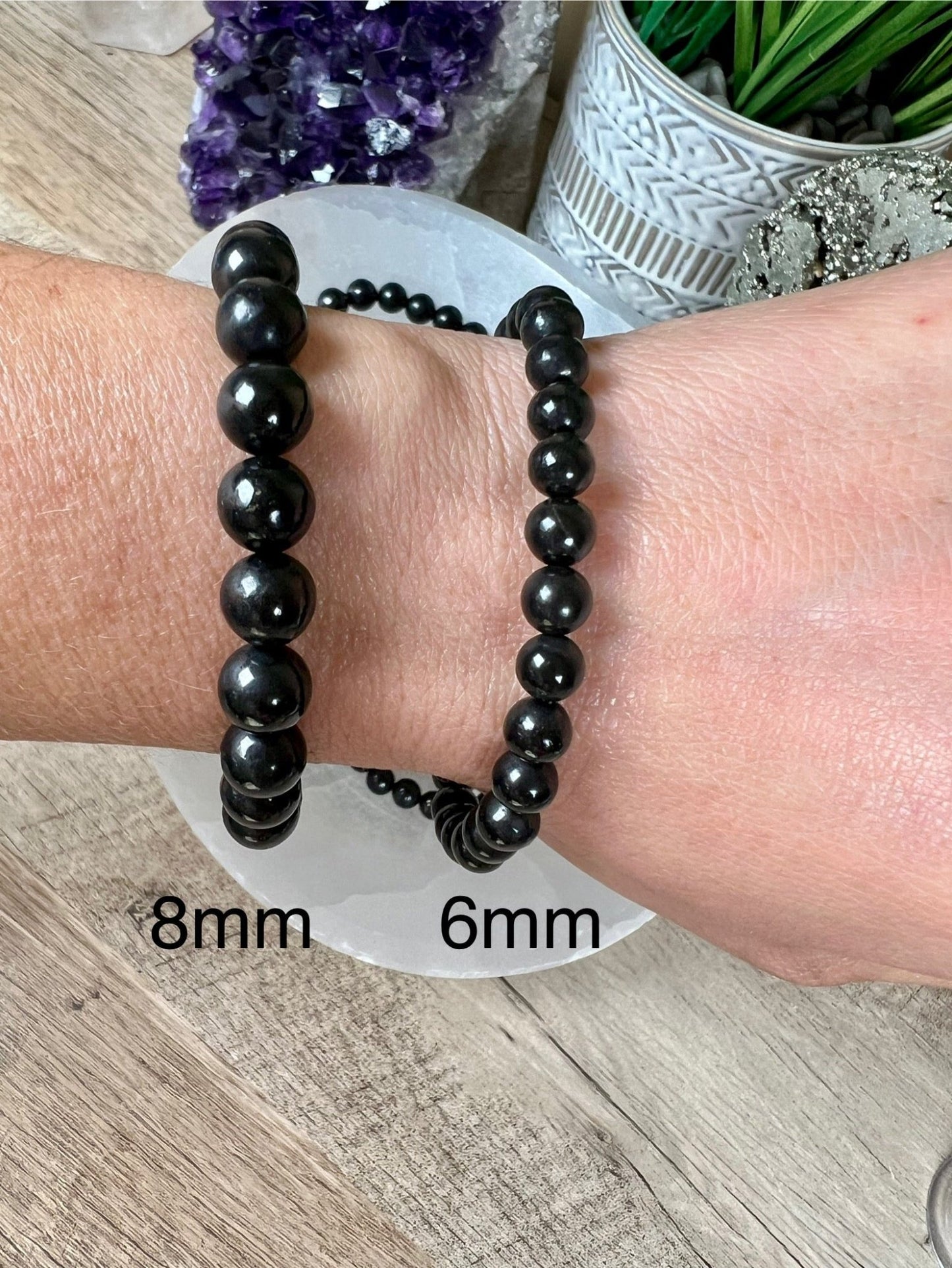 Shungite Bracelet - Purple Door Alchemy