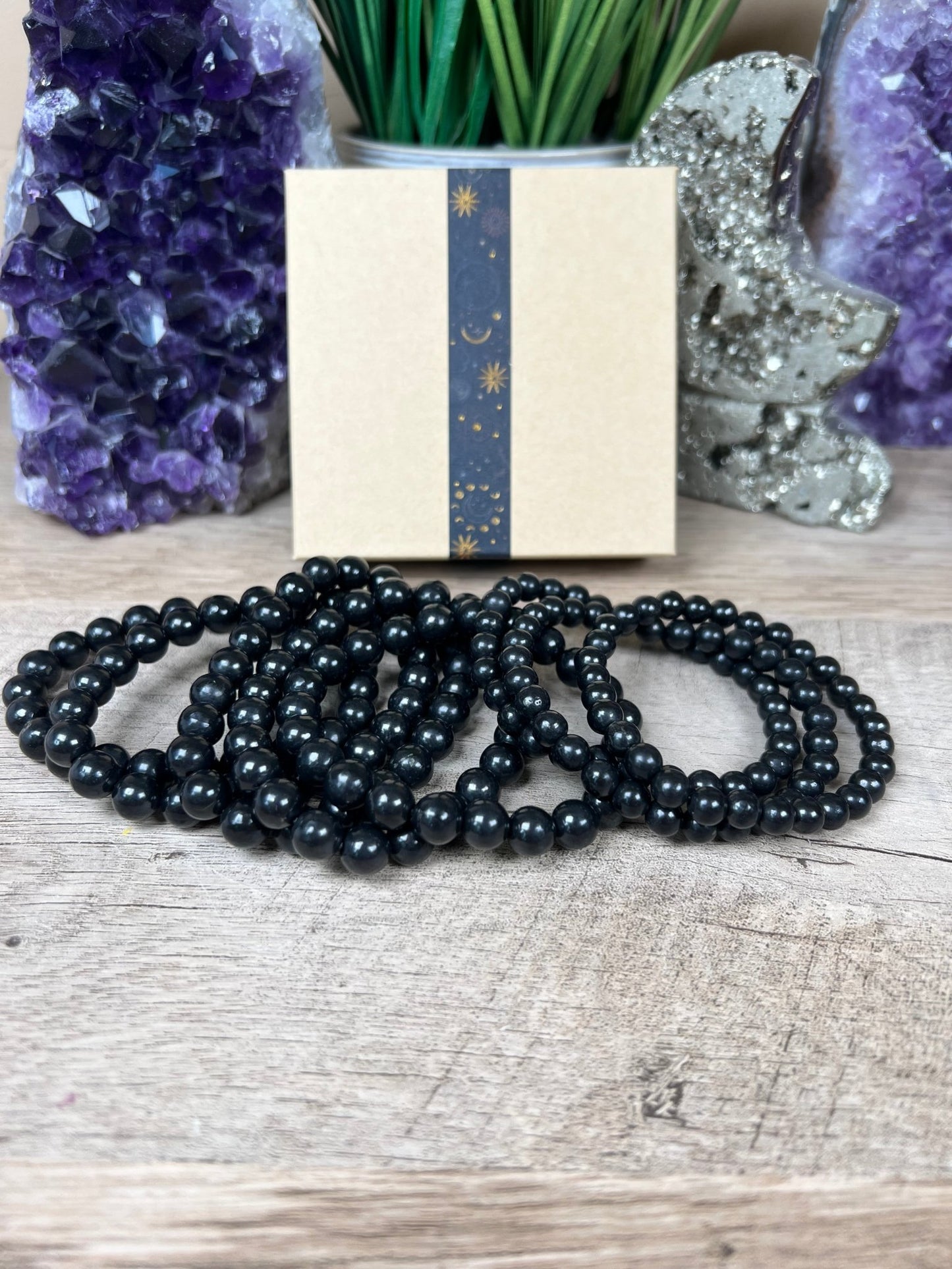 Shungite Bracelet - Purple Door Alchemy