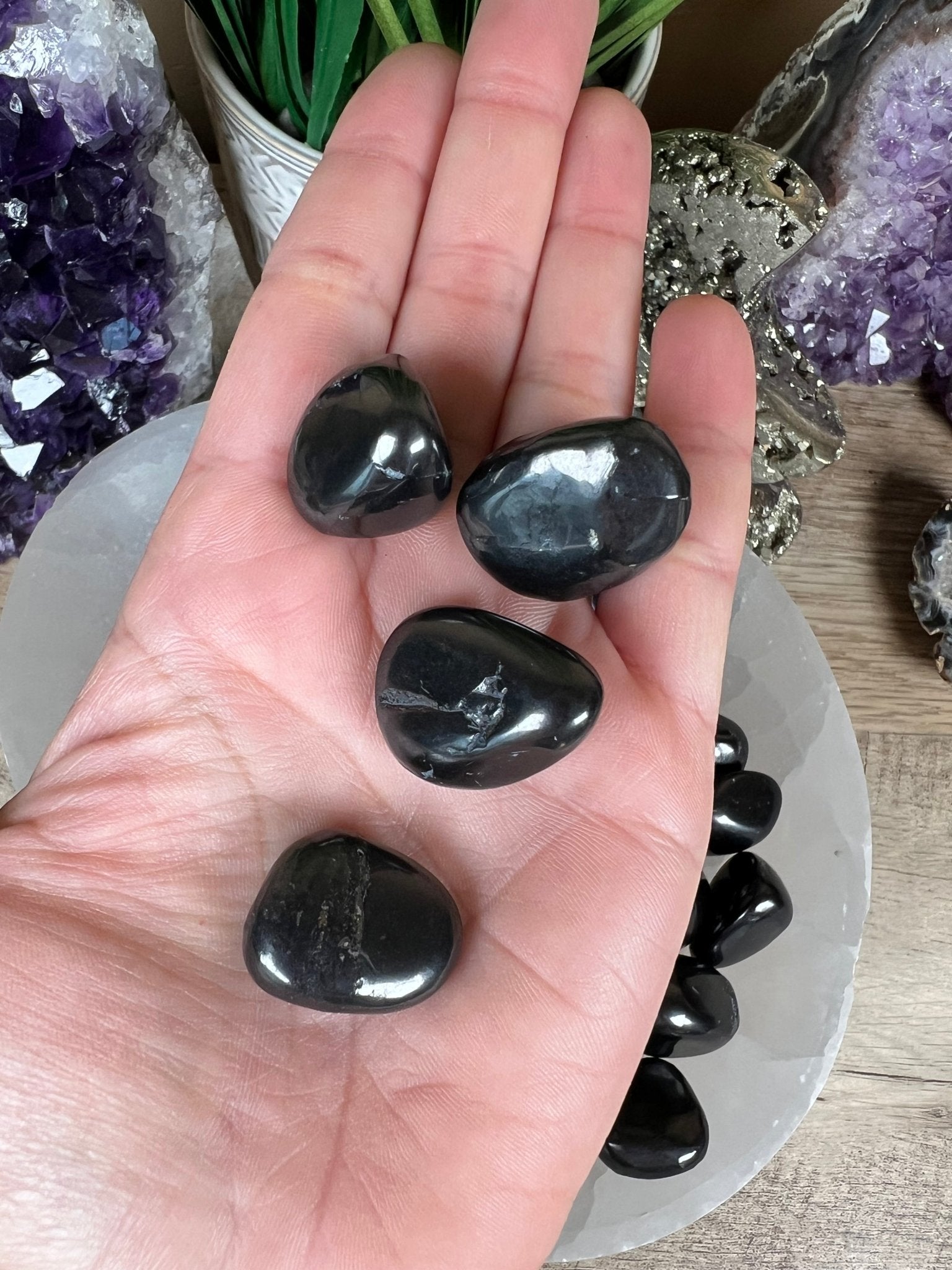 Shungite Tumble - Purple Door Alchemy