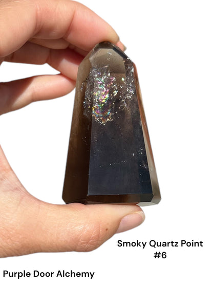 Smoky Quartz Points - Purple Door Alchemy