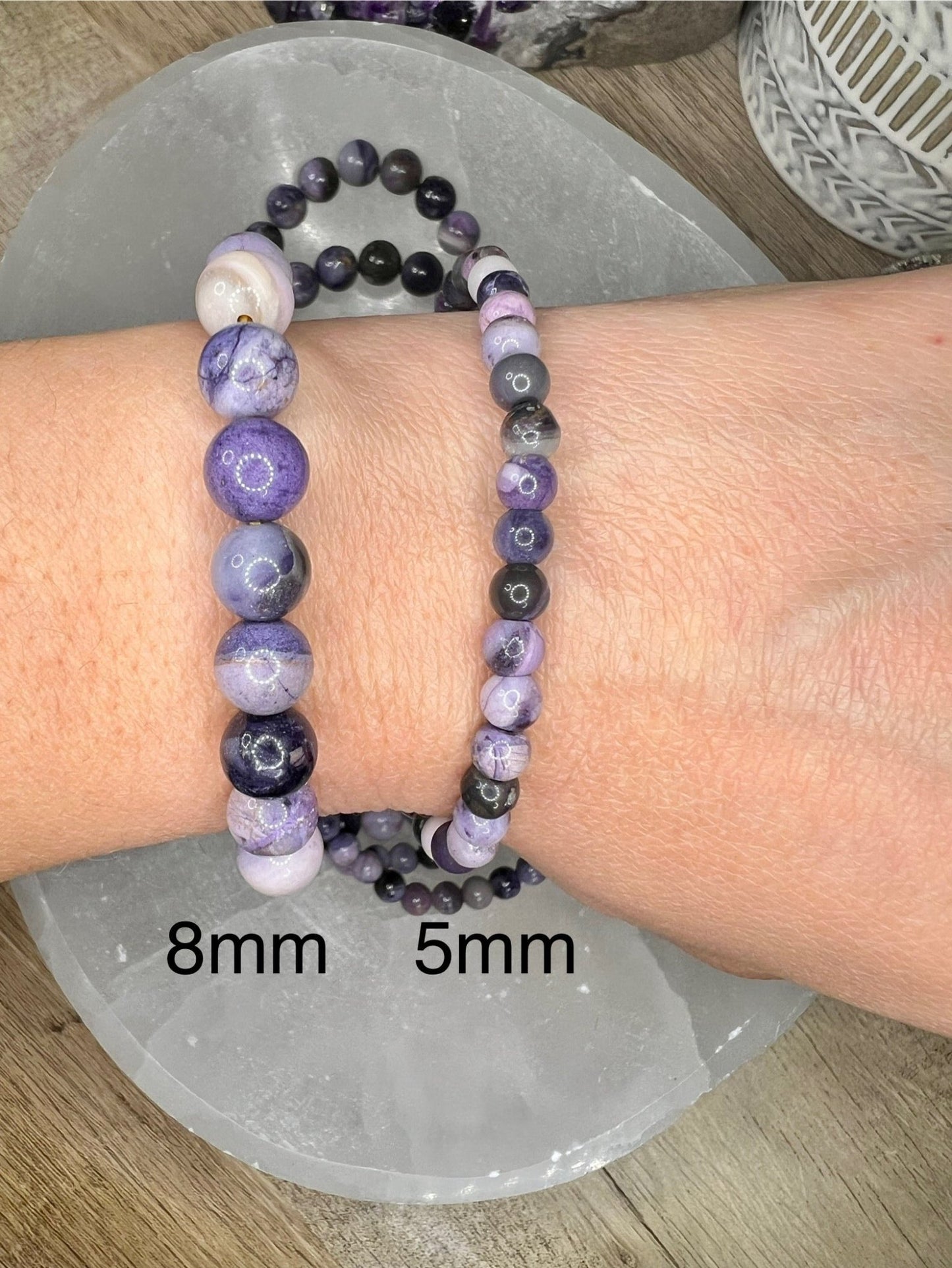 Tiffany Stone Bracelet - Purple Door Alchemy