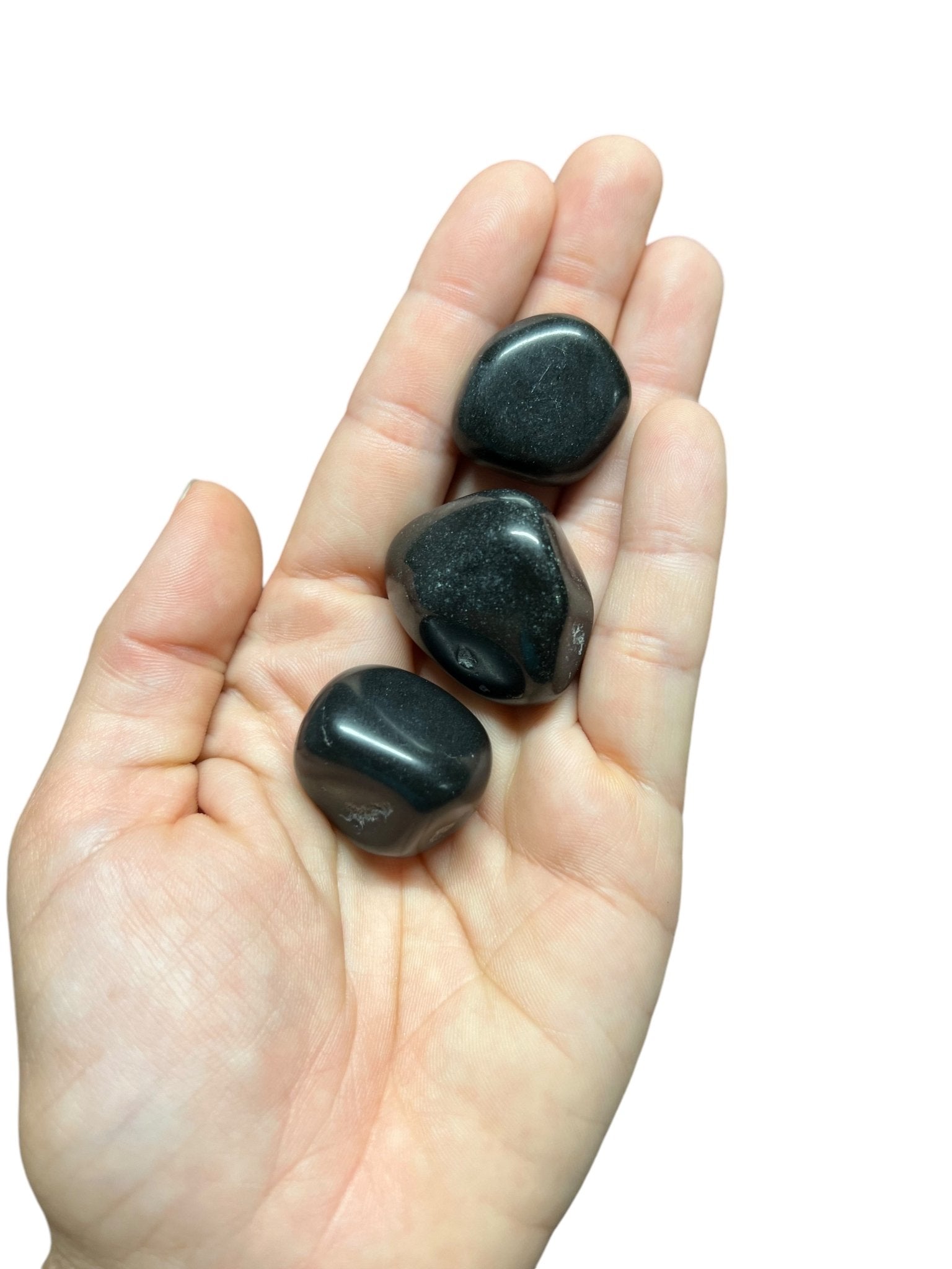 Tumbled Black Tourmaline - Purple Door Alchemy