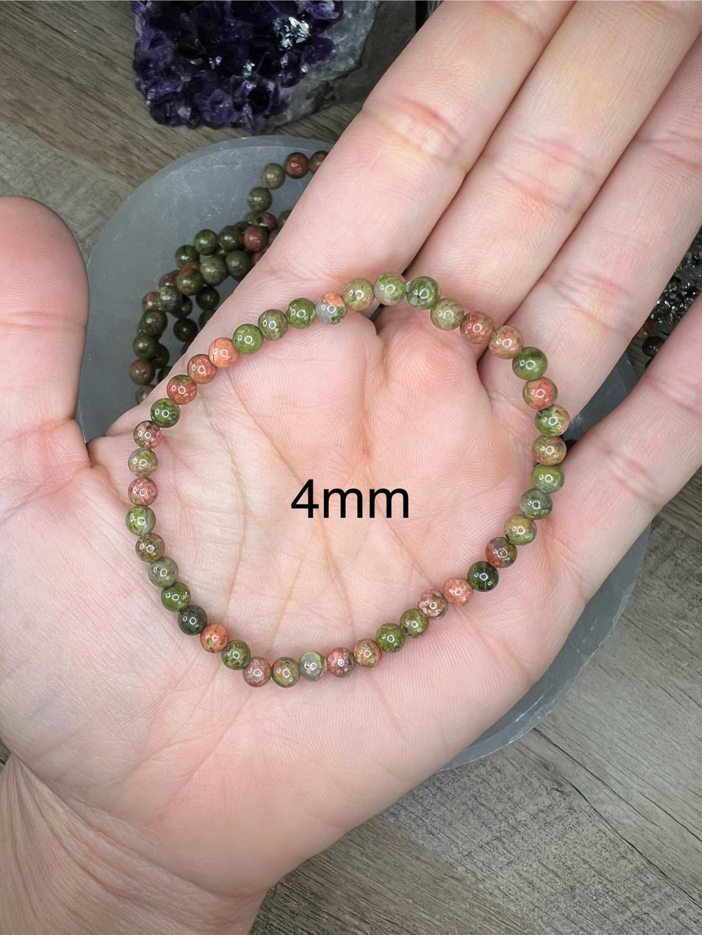 Unakite Bracelet - Purple Door Alchemy