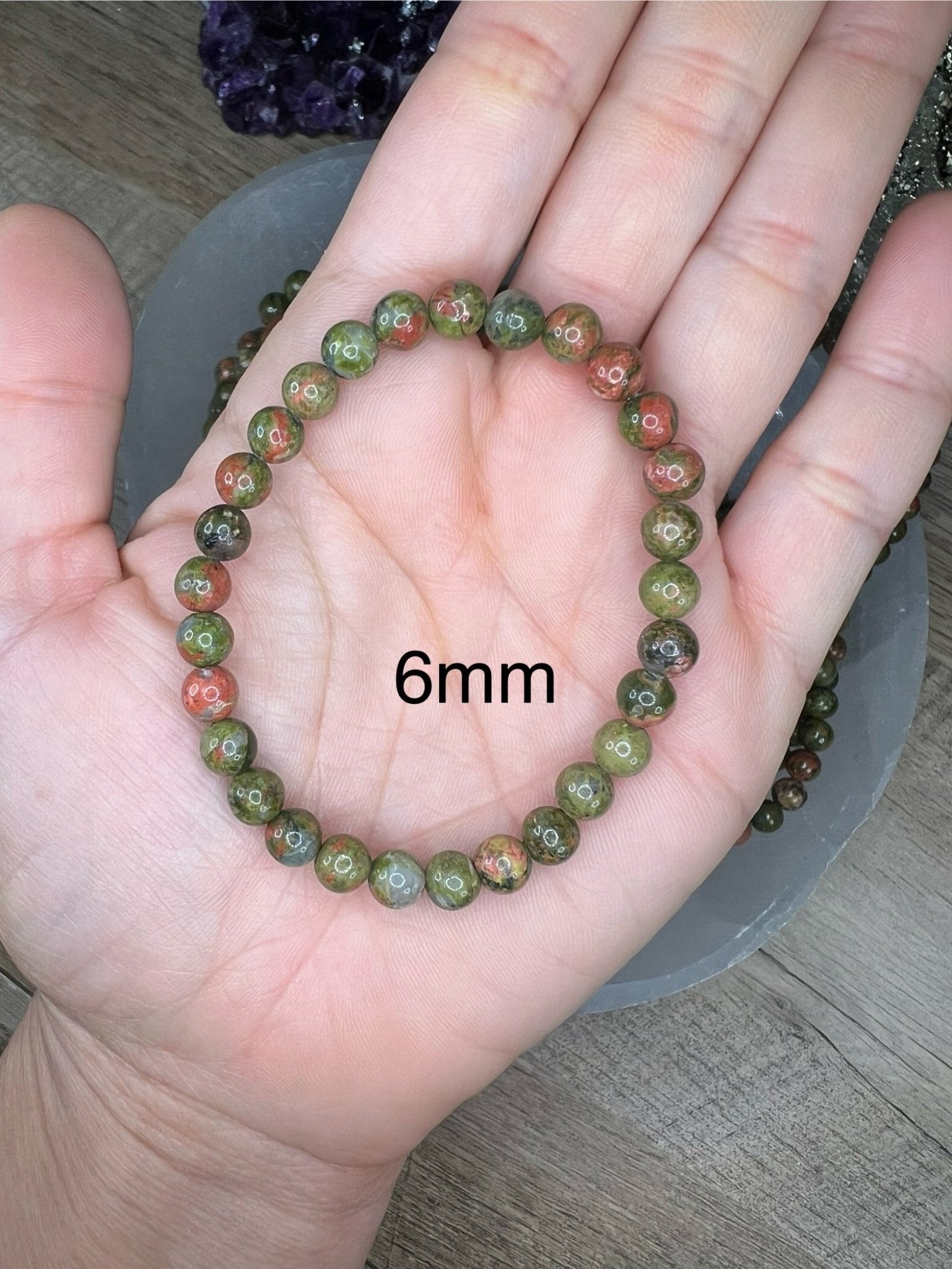 Unakite Bracelet - Purple Door Alchemy