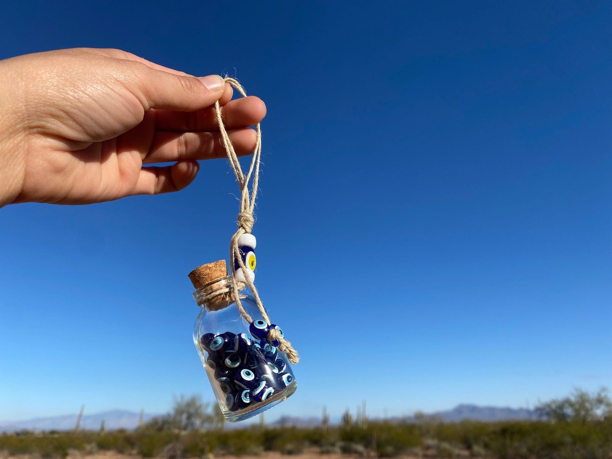 Evil Eye Jar Amulet - Purple Door Alchemy