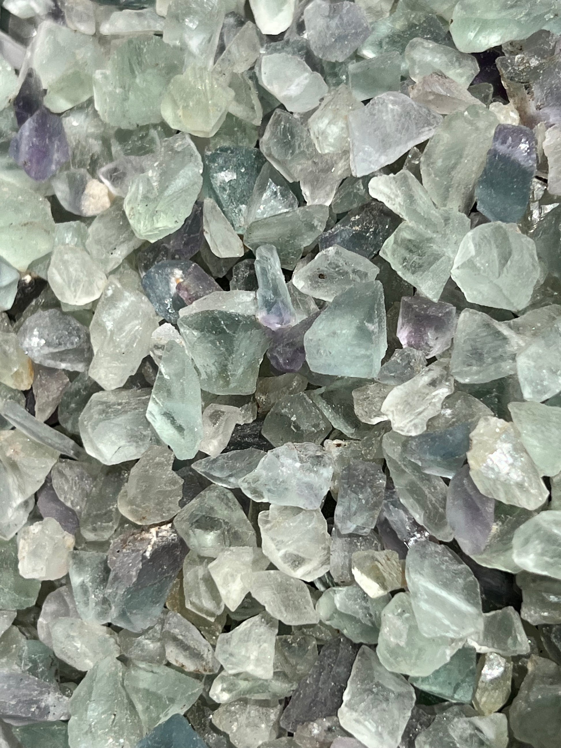 Crushed Rainbow Fluorite - Crushed Minerals - Purple Door Alchemy