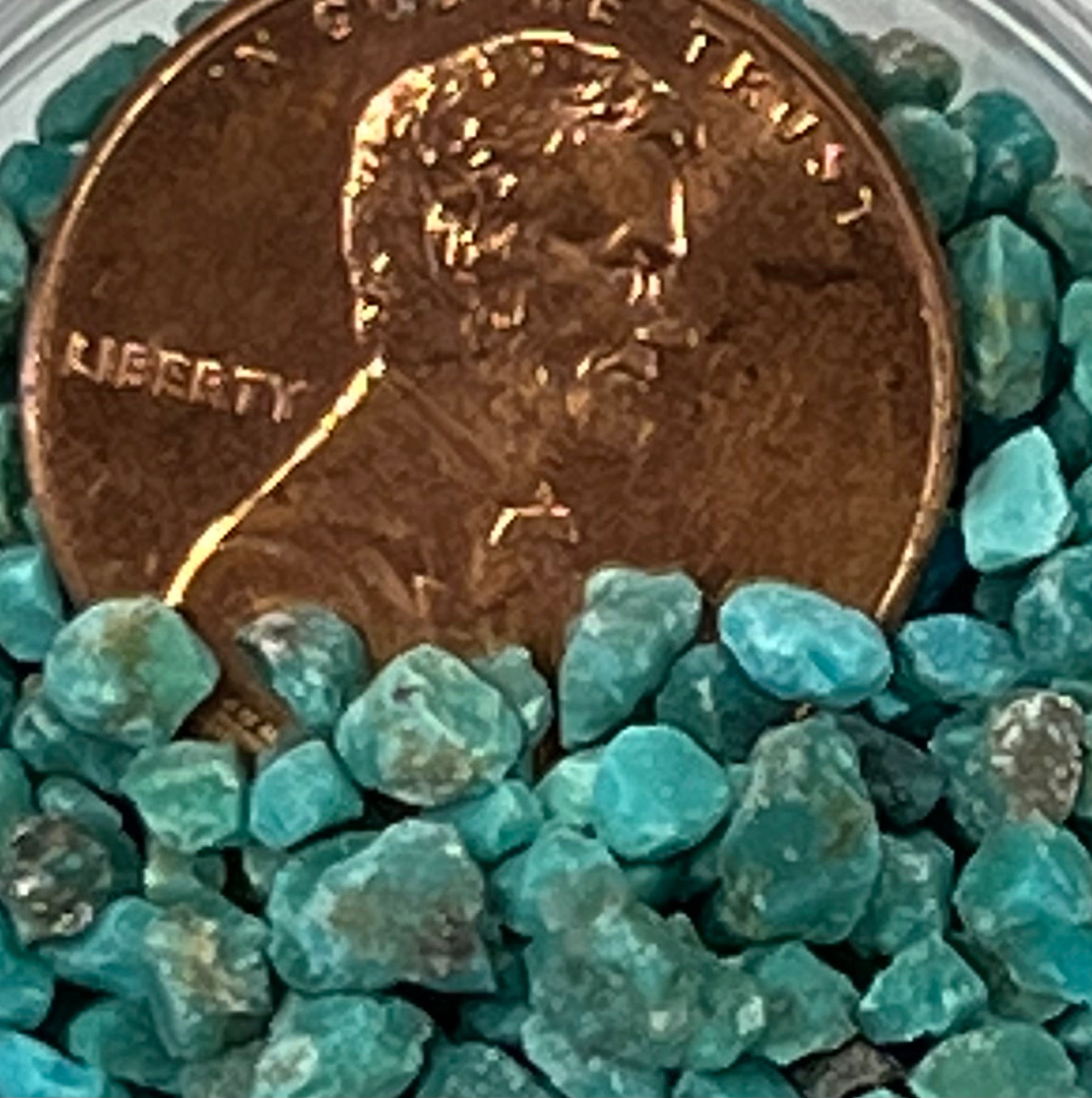 Crushed Kingman Turquoise 10 Gram - Crushed Minerals - Purple Door Alchemy